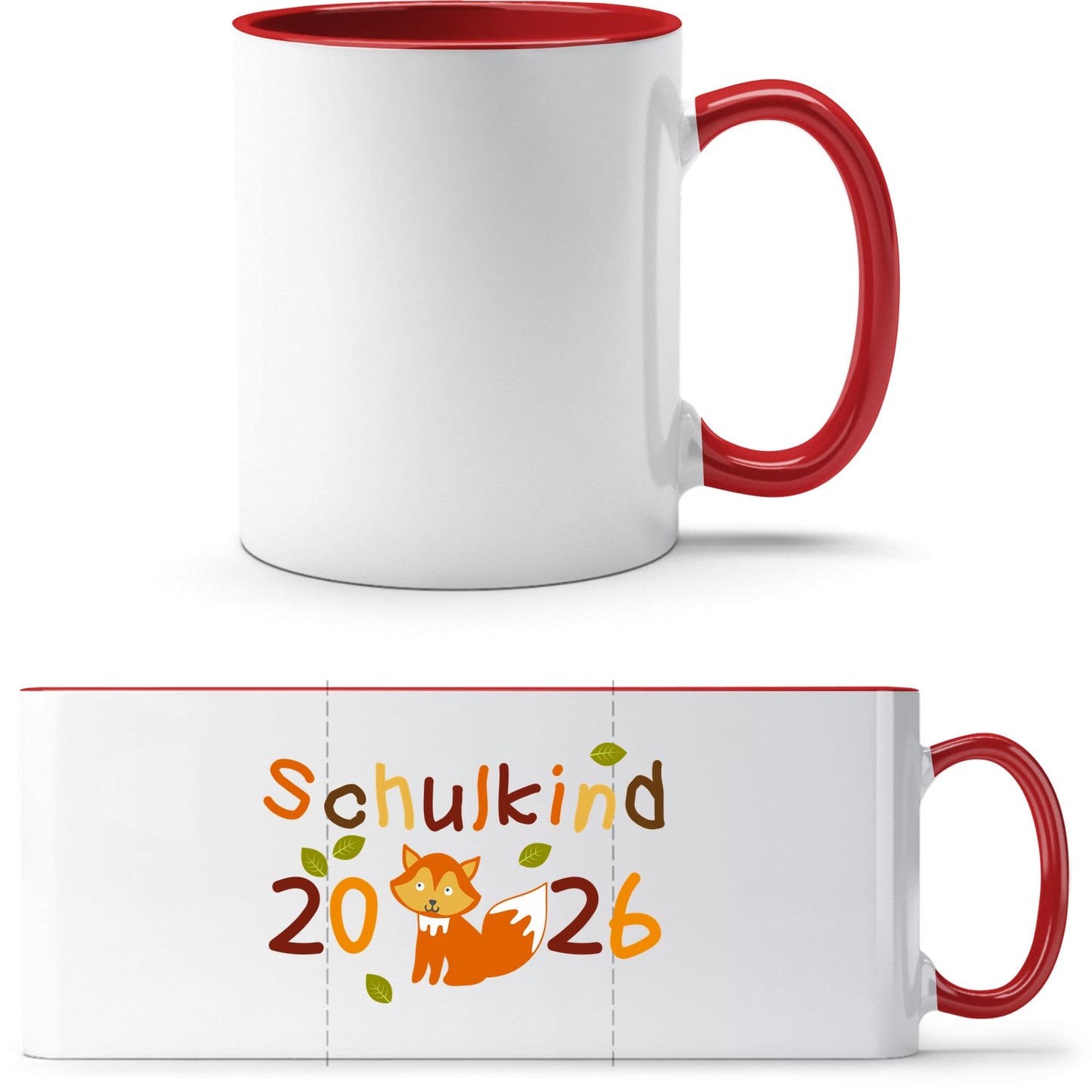 Tasse Einschulung Fuchs – Schulkind 2026 Geschenk