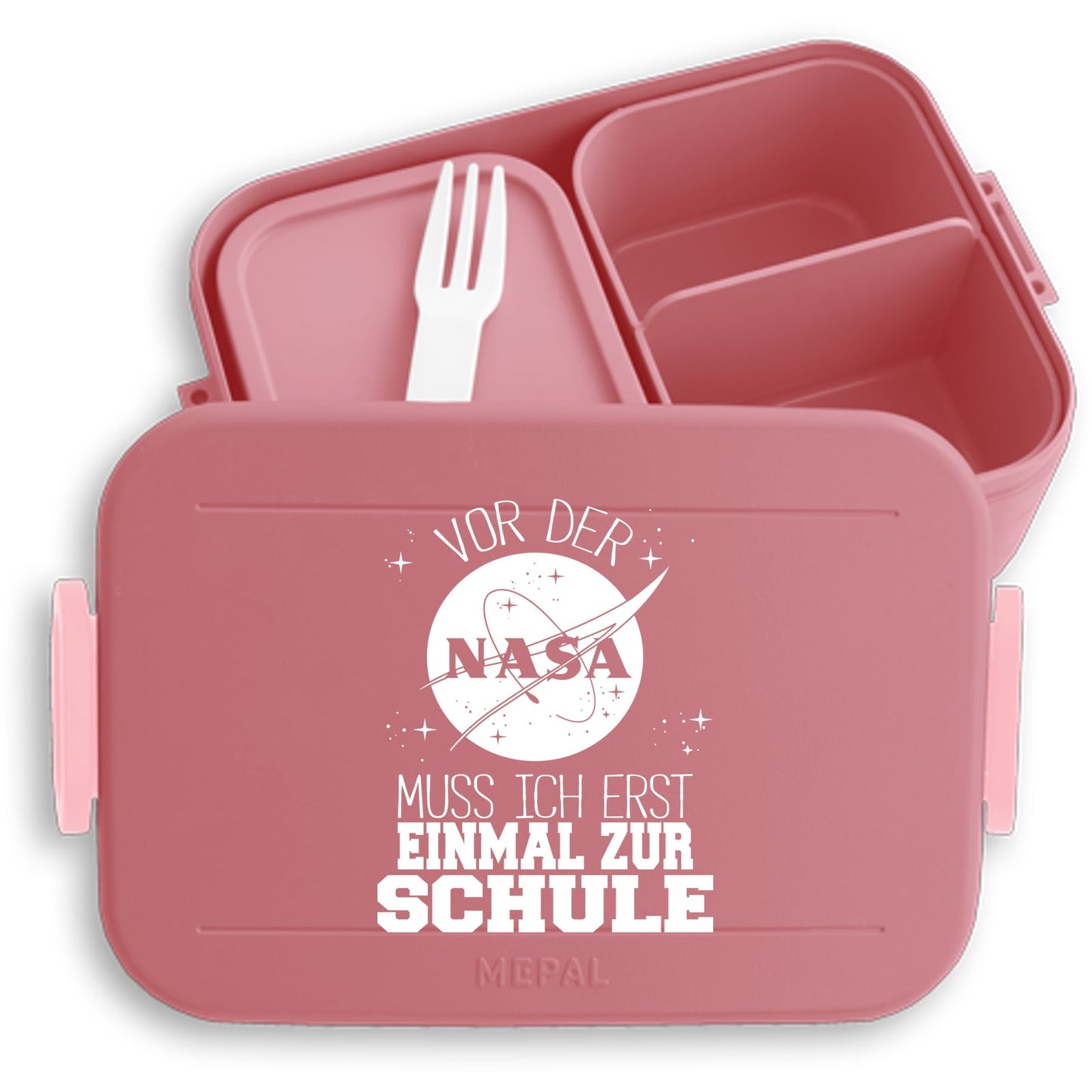Brotdose Einschulung NASA – Mepal Bento Lunchbox "Vor der NASA muss ich erst einmal zur Schule"
