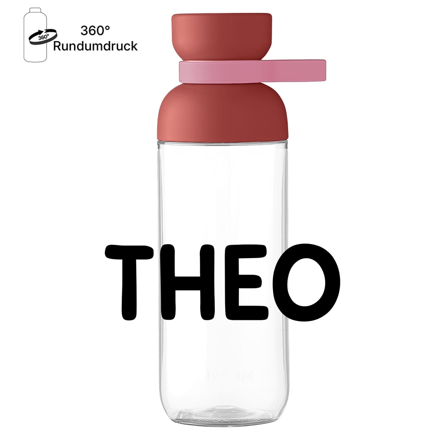Trinkflasche Einschulung mit Namen "Theo" – Mepal Ellipse 500 ml