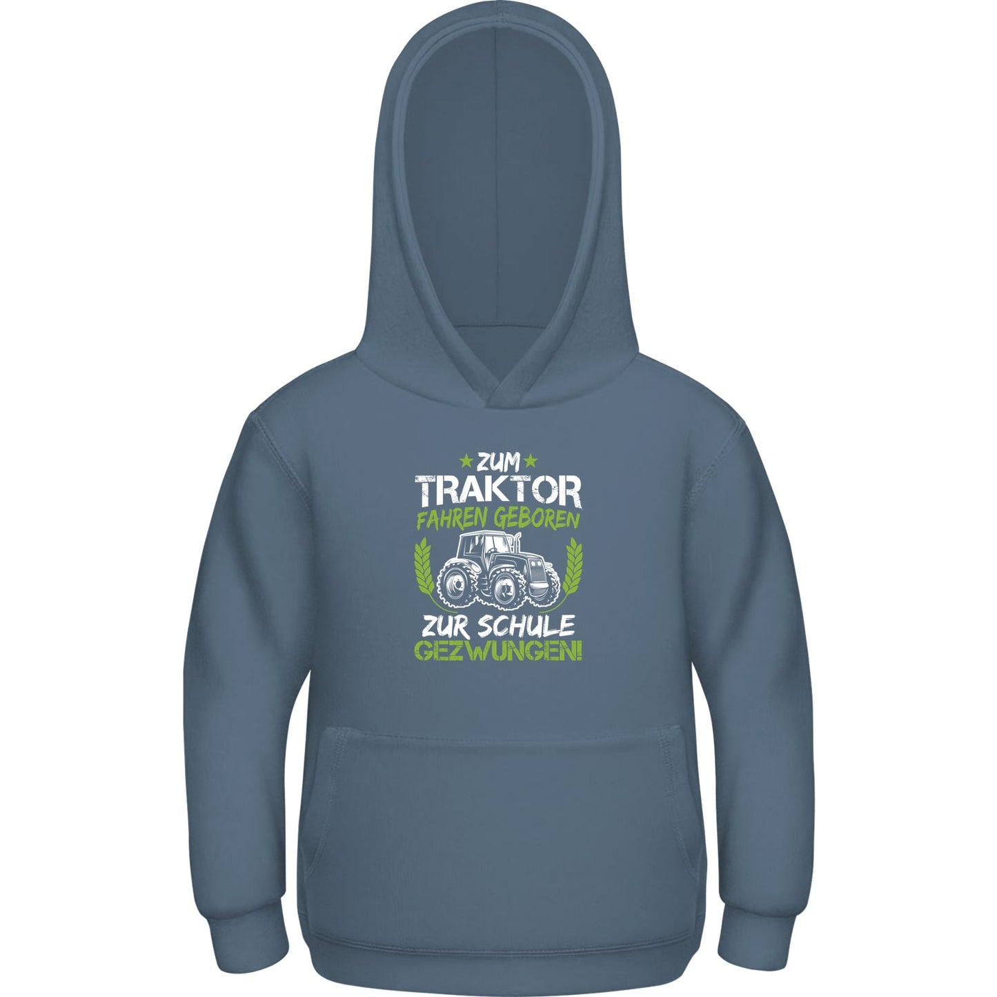 Kinder Hoodie Einschulung Traktor – Zum Traktor fahren geboren