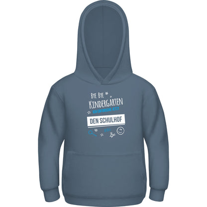 Kinder Hoodie Einschulung Mädchen – Bye Bye Kindergarten Schulhof