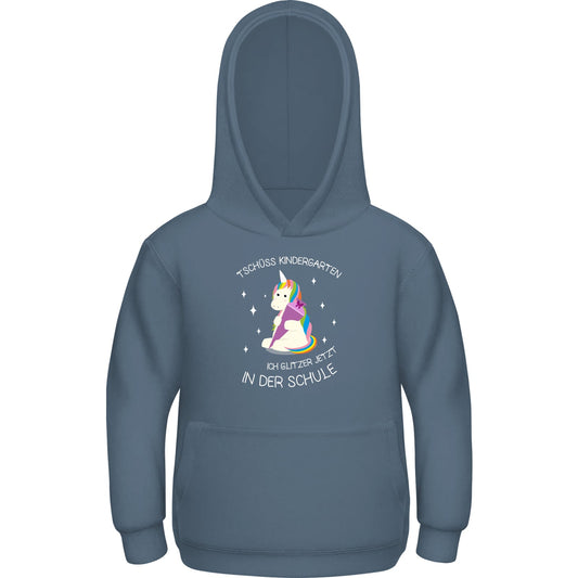 Kinder Hoodie Einschulung Einhorn – Tschüss Kindergarten