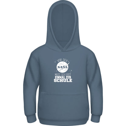 Kinder Hoodie Einschulung NASA Weltraum – Vor der NASA erst zur Schule