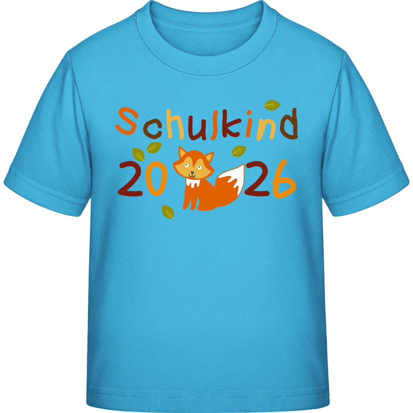 Kinder T-Shirt Einschulung Fuchs – Schulkind 2026