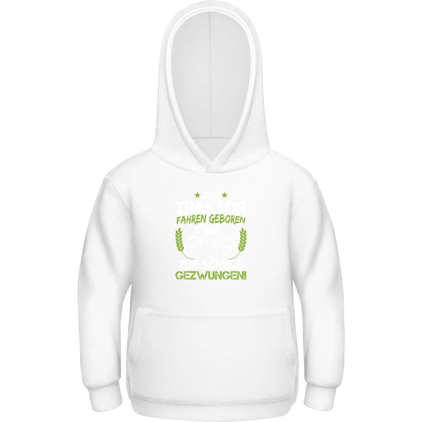 Kinder Hoodie Einschulung Traktor – Zum Traktor fahren geboren