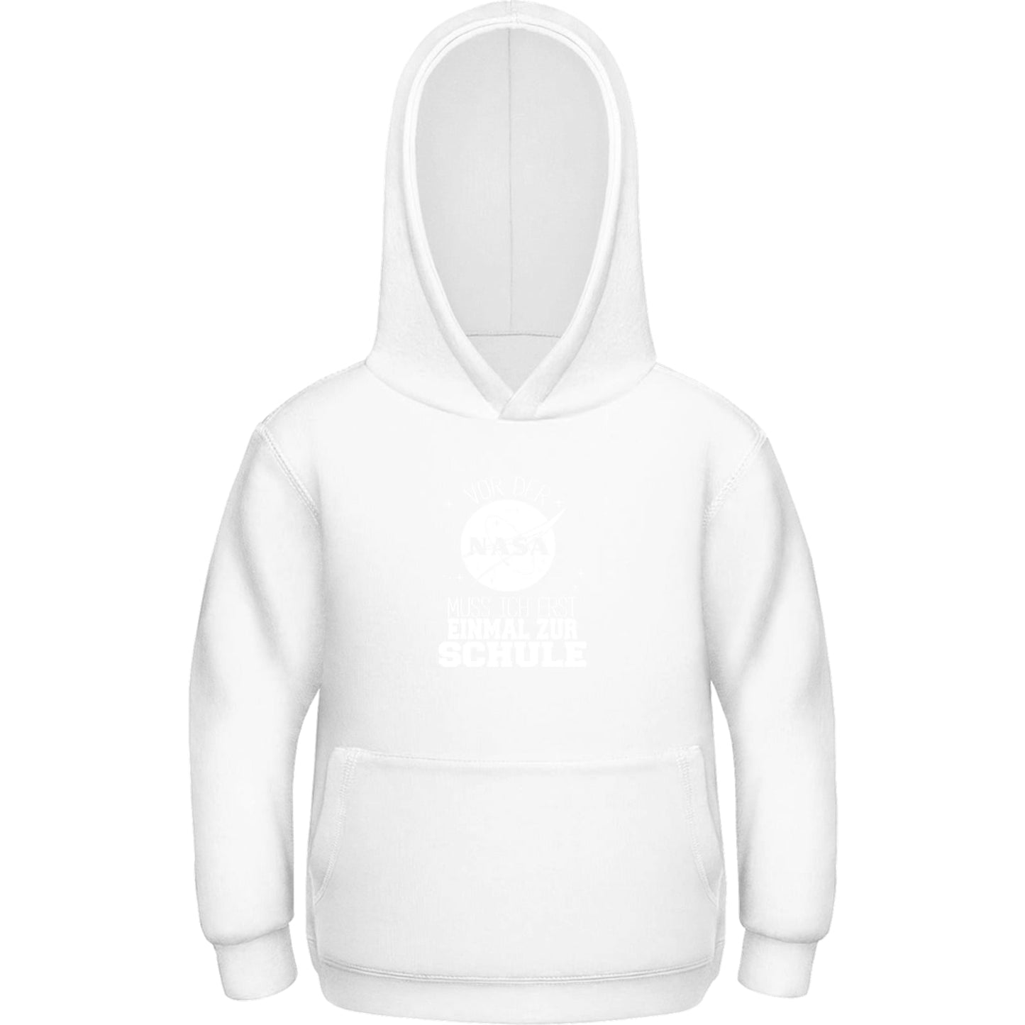Kinder Hoodie Einschulung NASA Weltraum – Vor der NASA erst zur Schule