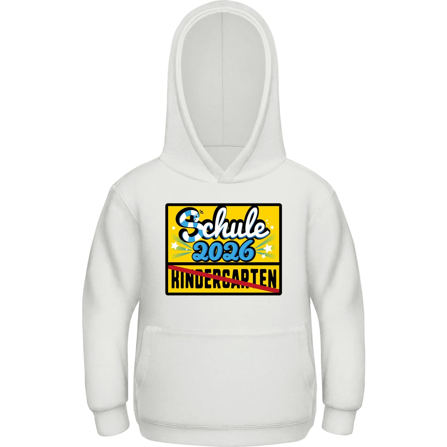 Kinder Hoodie Einschulung 2026 – Tschüss Kindergarten Motiv