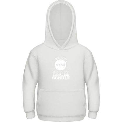 Kinder Hoodie Einschulung NASA Weltraum – Vor der NASA erst zur Schule