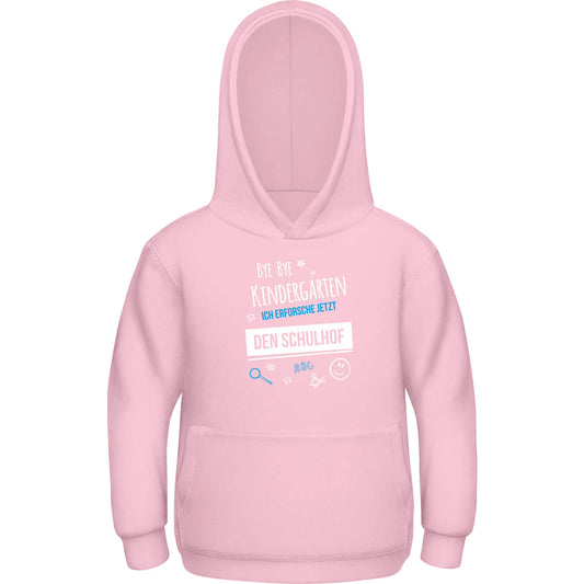 Kinder Hoodie Einschulung Mädchen – Bye Bye Kindergarten Schulhof