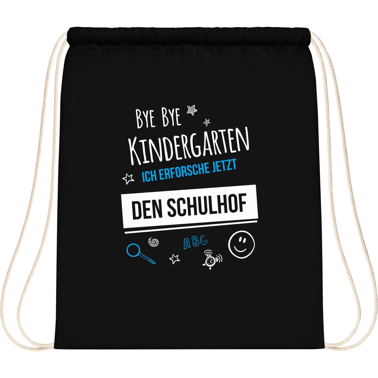 Turnbeutel Einschulung Bye Bye Kindergarten Schulhof