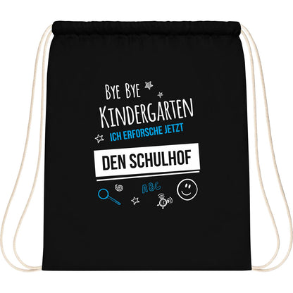 Turnbeutel Einschulung Bye Bye Kindergarten Schulhof