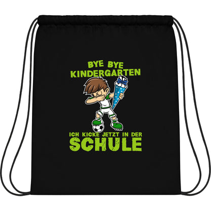 Turnbeutel Einschulung Fußball Junge – Bye Bye Kindergarten