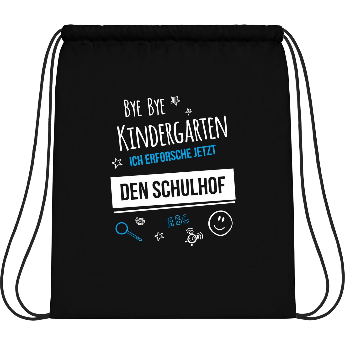 Turnbeutel Einschulung Bye Bye Kindergarten Schulhof
