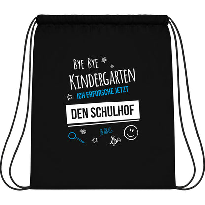 Turnbeutel Einschulung Bye Bye Kindergarten Schulhof