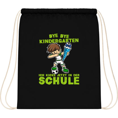 Turnbeutel Einschulung Fußball Junge – Bye Bye Kindergarten
