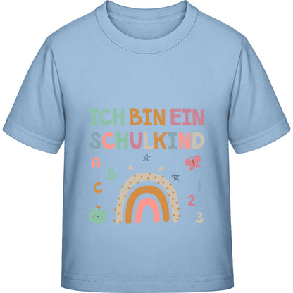 Kinder T-Shirt Einschulung Regenbogen – Ich bin ein Schulkind