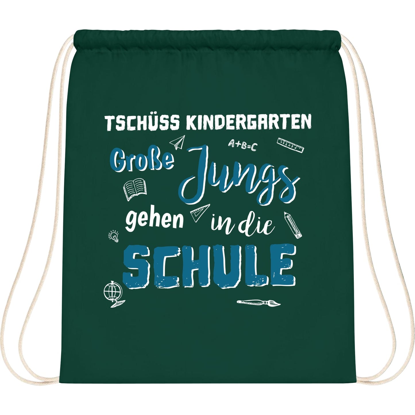 Turnbeutel Einschulung Junge – Tschüss Kindergarten