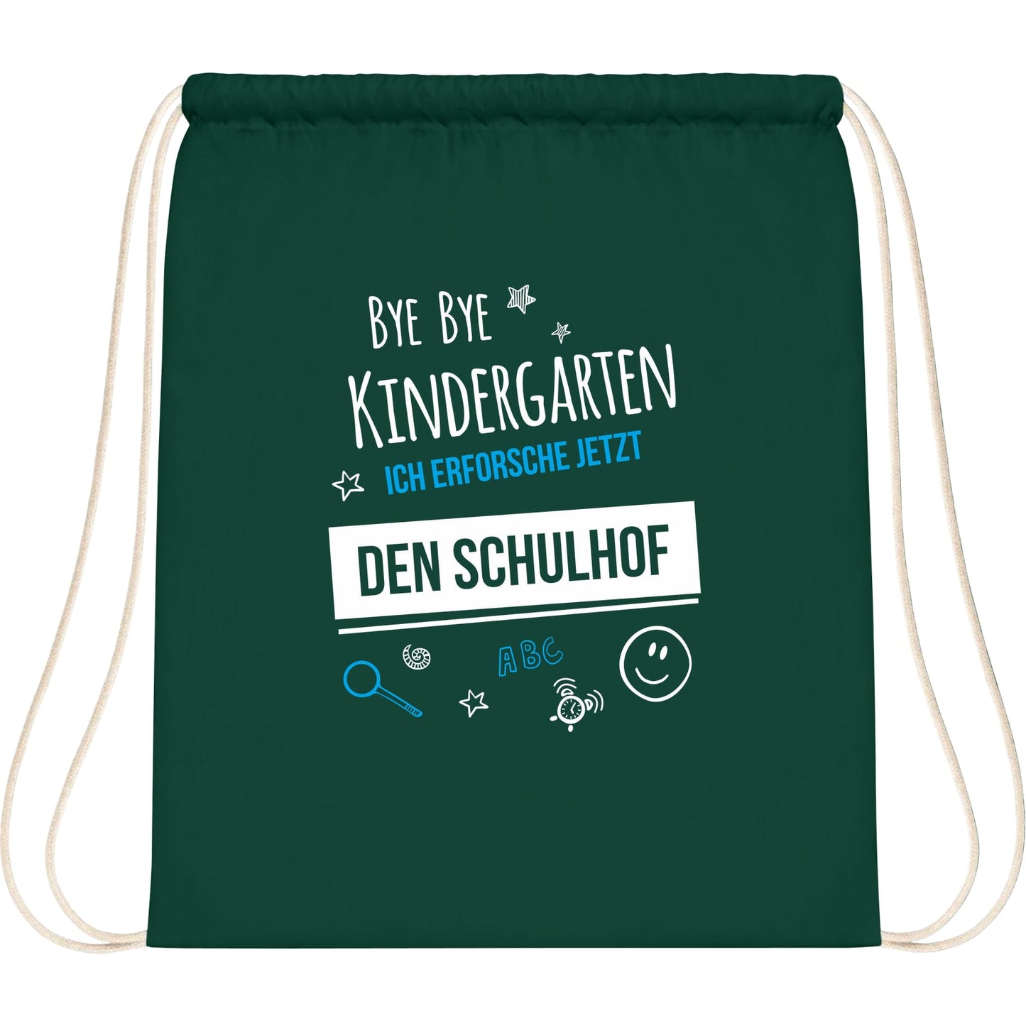 Turnbeutel Einschulung Bye Bye Kindergarten Schulhof