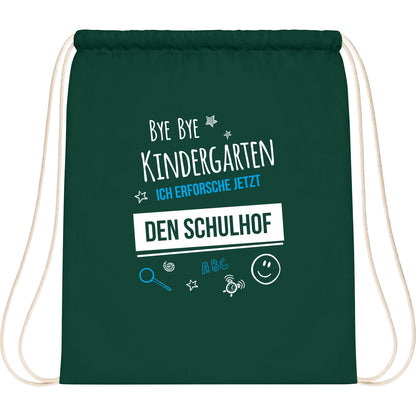 Turnbeutel Einschulung Bye Bye Kindergarten Schulhof