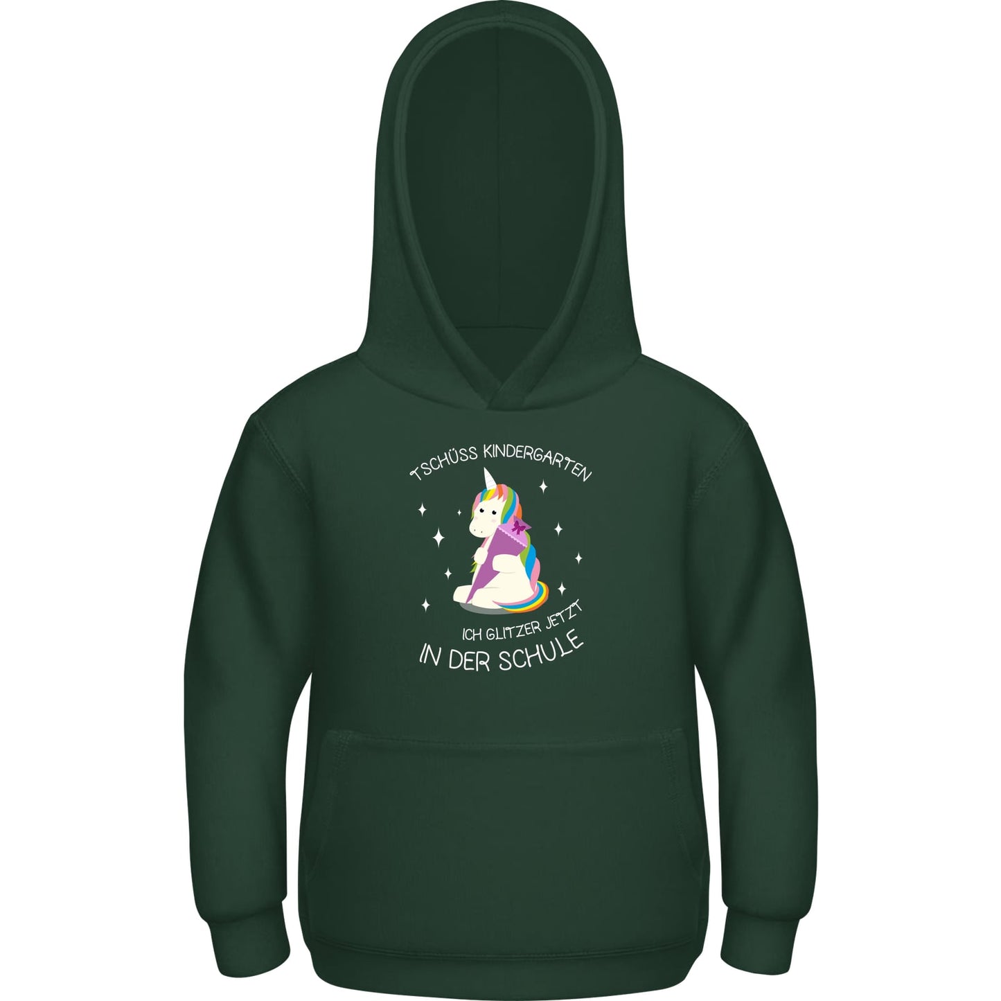 Kinder Hoodie Einschulung Einhorn – Tschüss Kindergarten