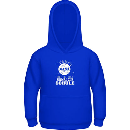 Kinder Hoodie Einschulung NASA Weltraum – Vor der NASA erst zur Schule