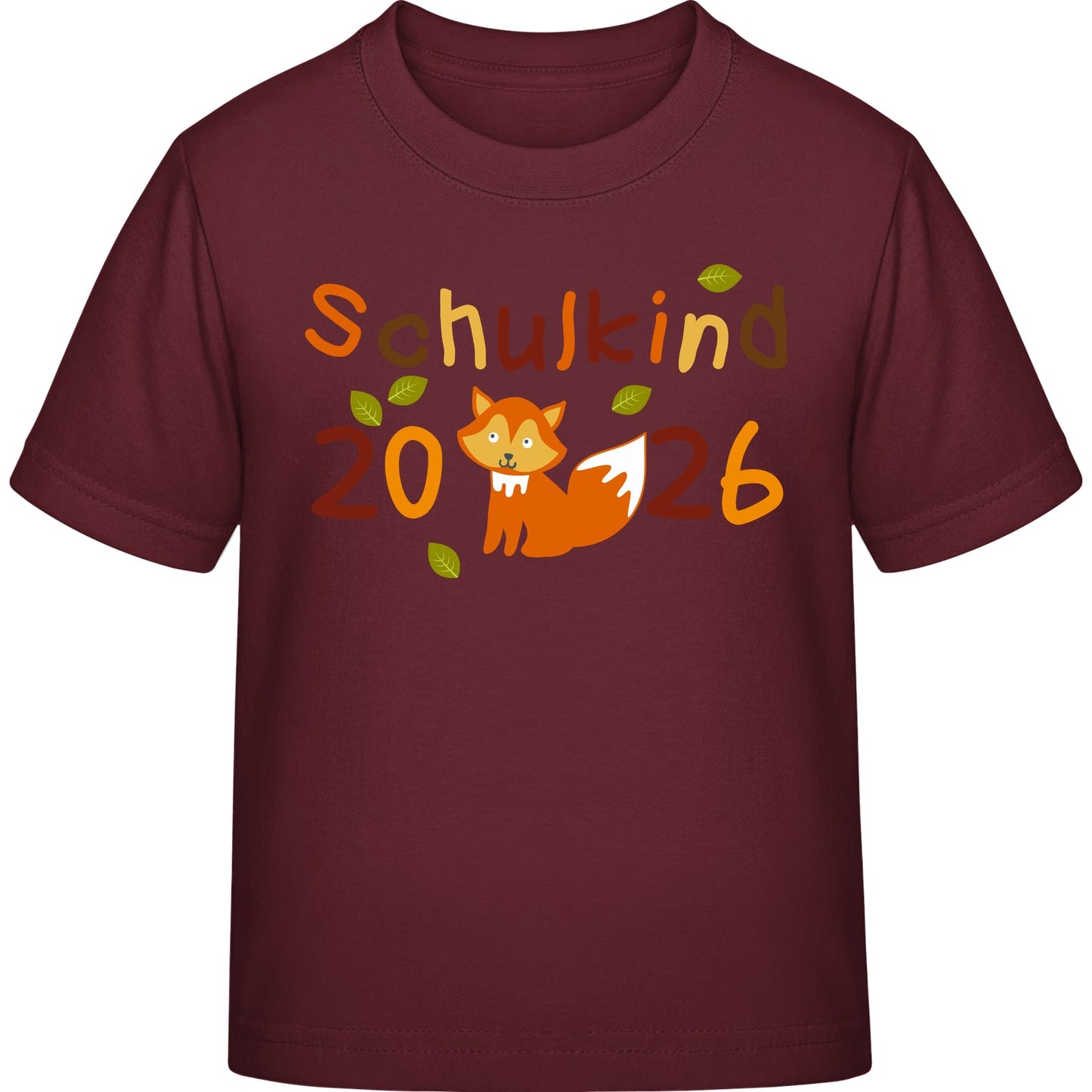 Kinder T-Shirt Einschulung Fuchs – Schulkind 2026