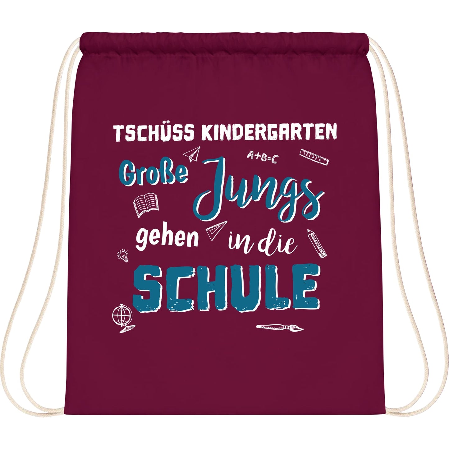 Turnbeutel Einschulung Junge – Tschüss Kindergarten