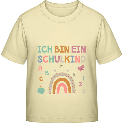 Kinder T-Shirt Einschulung Regenbogen – Ich bin ein Schulkind