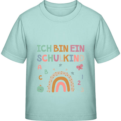 Kinder T-Shirt Einschulung Regenbogen – Ich bin ein Schulkind