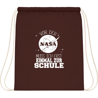 Turnbeutel Einschulung NASA Astronaut – Vor der NASA muss ich erst einmal zur Schule