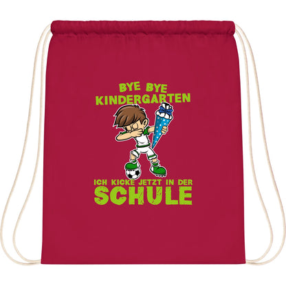 Turnbeutel Einschulung Fußball Junge – Bye Bye Kindergarten