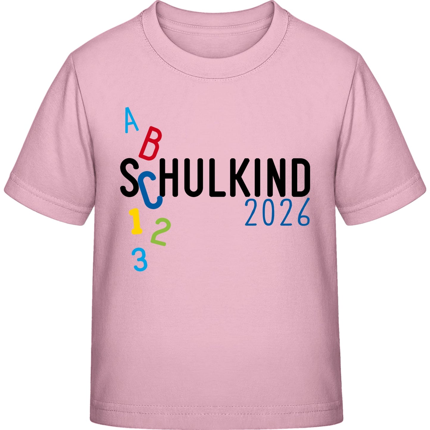 Kinder T-Shirt Einschulung ABC Schulkind 2026 – Geschenk zum Schulanfang