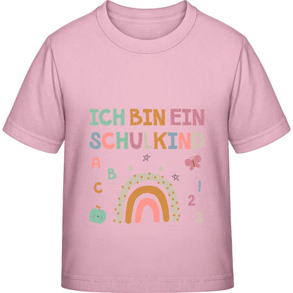Kinder T-Shirt Einschulung Regenbogen – Ich bin ein Schulkind