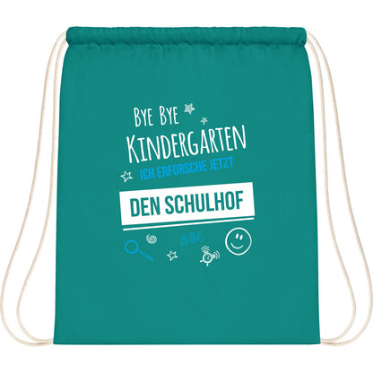 Turnbeutel Einschulung Bye Bye Kindergarten Schulhof