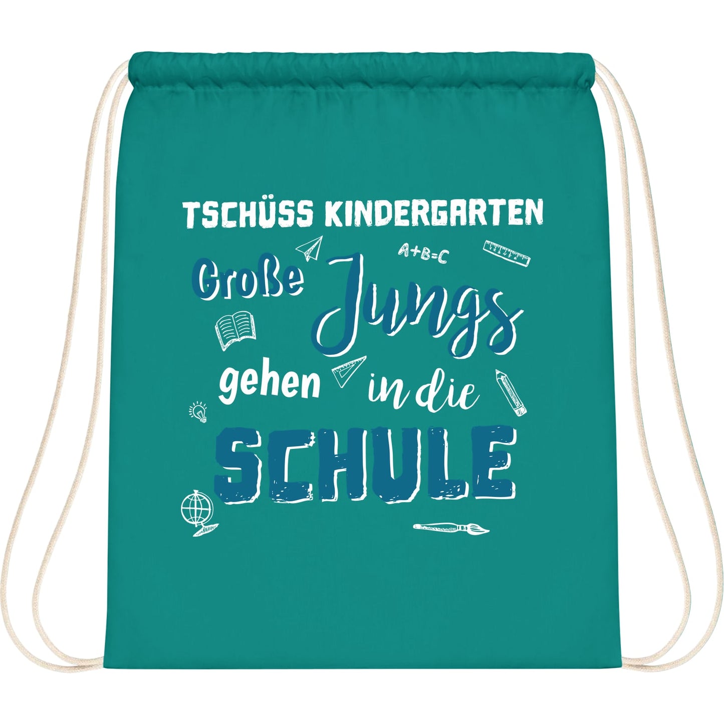 Turnbeutel Einschulung Junge – Tschüss Kindergarten