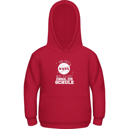 Kinder Hoodie Einschulung NASA Weltraum – Vor der NASA erst zur Schule