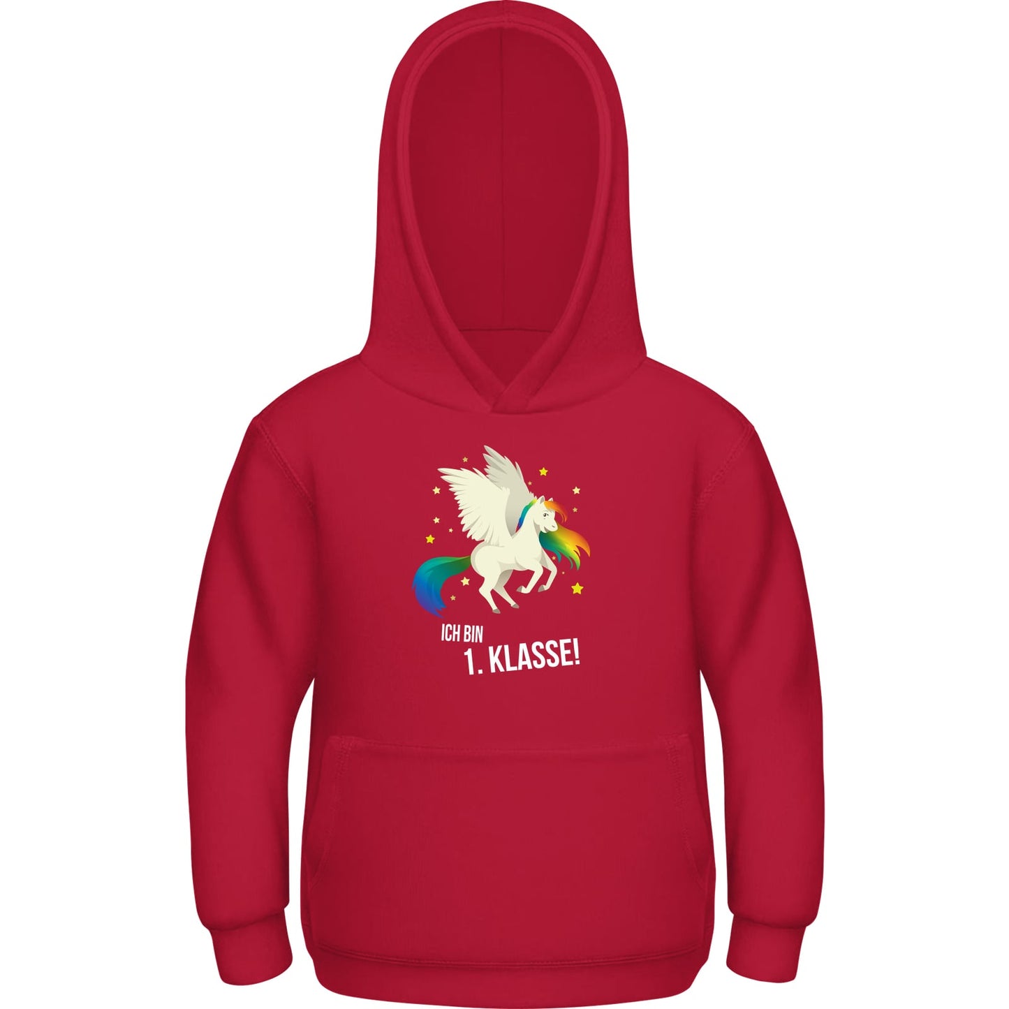 Kinder Hoodie Einschulung Einhorn – Ich bin 1. Klasse!