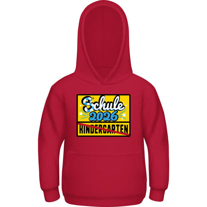 Kinder Hoodie Einschulung 2026 – Tschüss Kindergarten Motiv