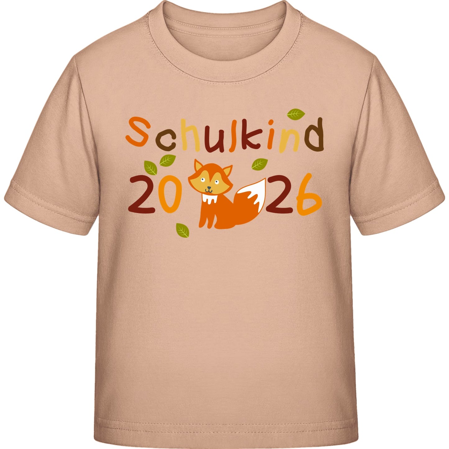 Kinder T-Shirt Einschulung Fuchs – Schulkind 2026