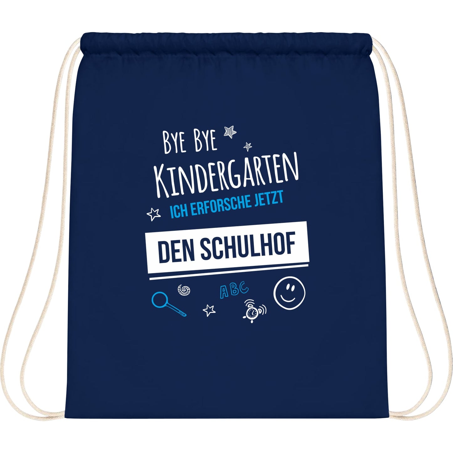 Turnbeutel Einschulung Bye Bye Kindergarten Schulhof