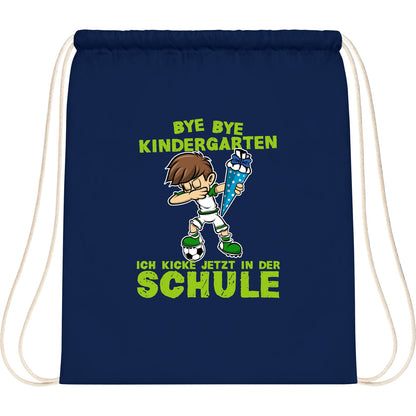 Turnbeutel Einschulung Fußball Junge – Bye Bye Kindergarten