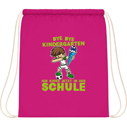 Turnbeutel Einschulung Fußball Junge – Bye Bye Kindergarten
