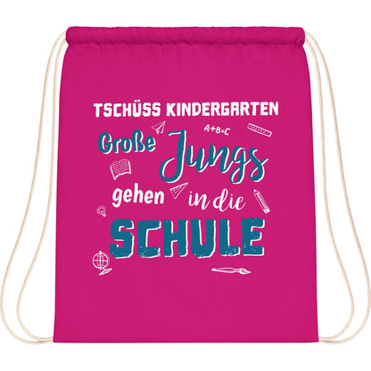 Turnbeutel Einschulung Junge – Tschüss Kindergarten
