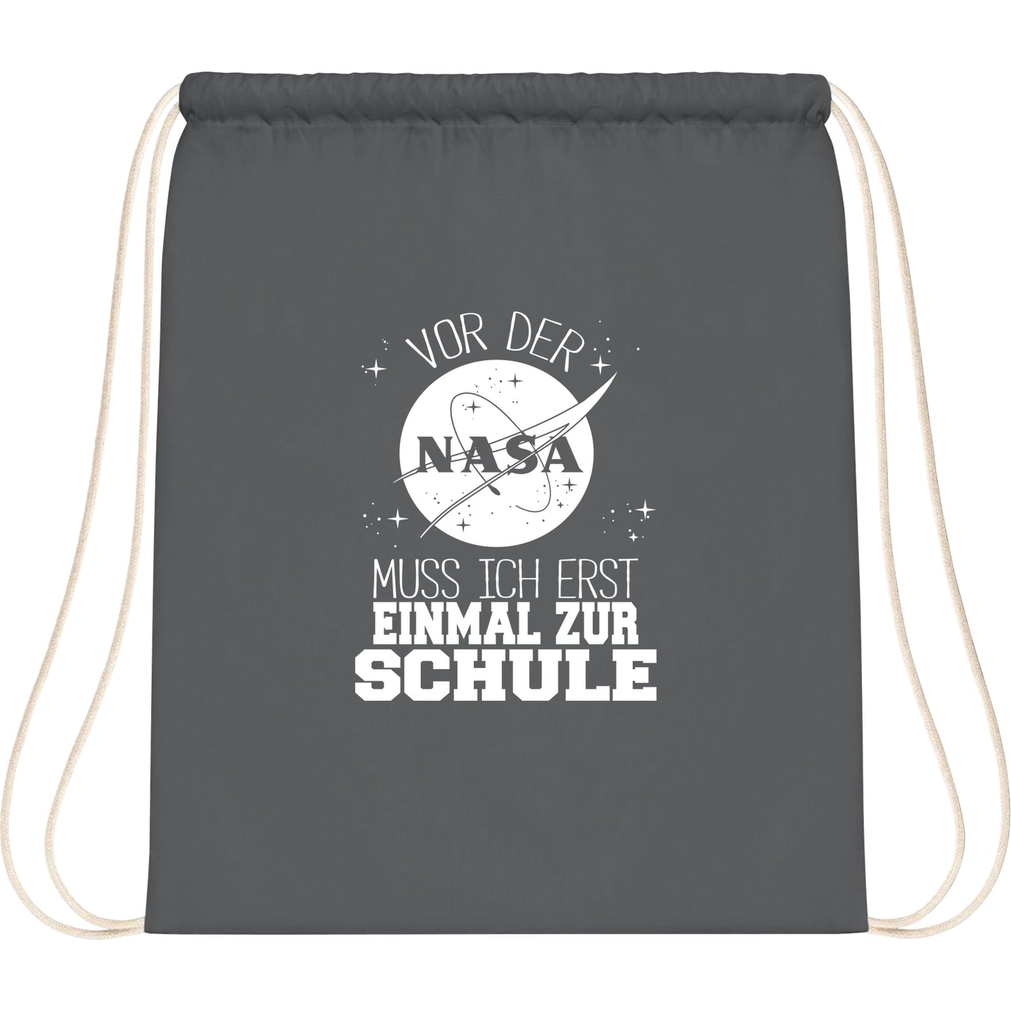 Turnbeutel Einschulung NASA Astronaut – Vor der NASA muss ich erst einmal zur Schule