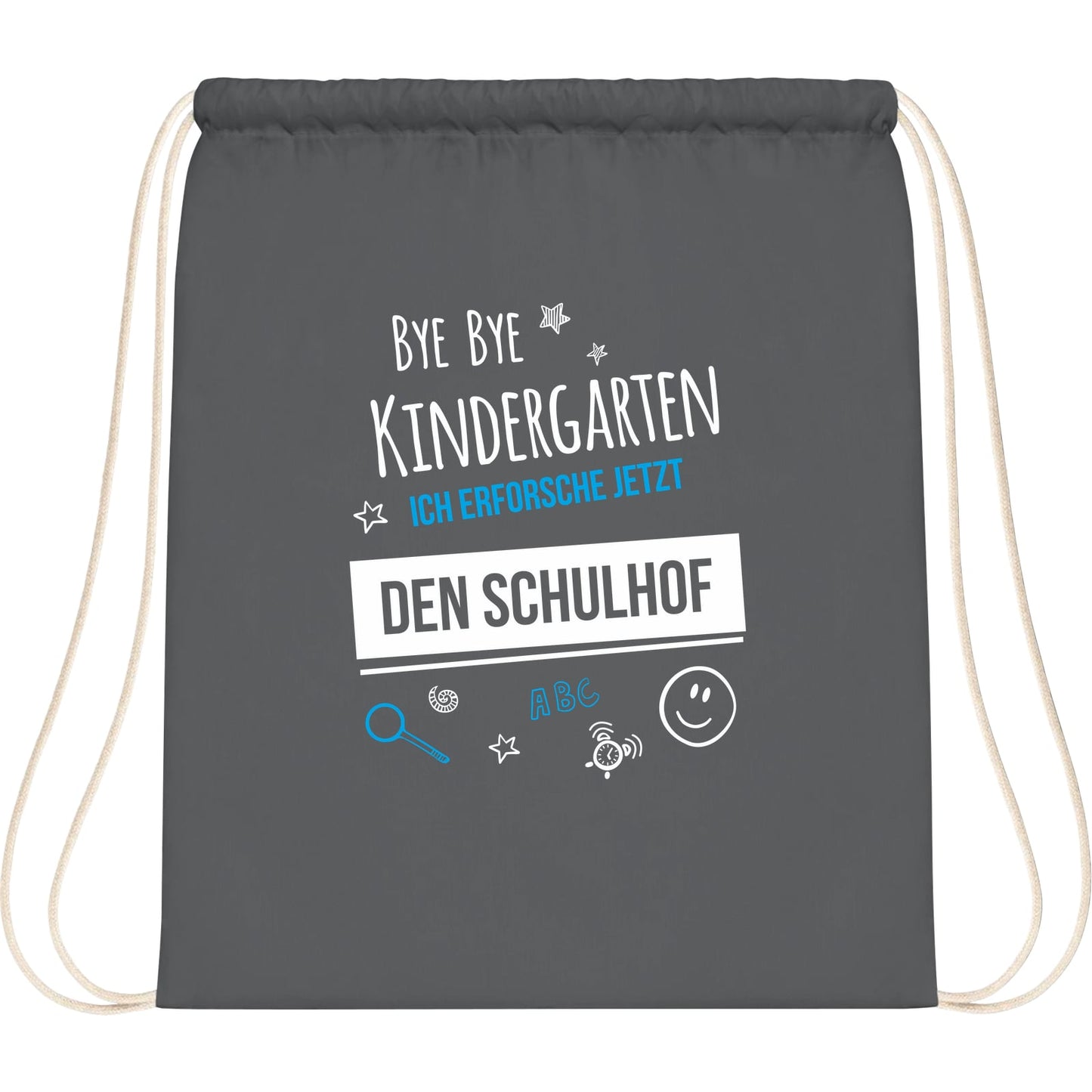 Turnbeutel Einschulung Bye Bye Kindergarten Schulhof