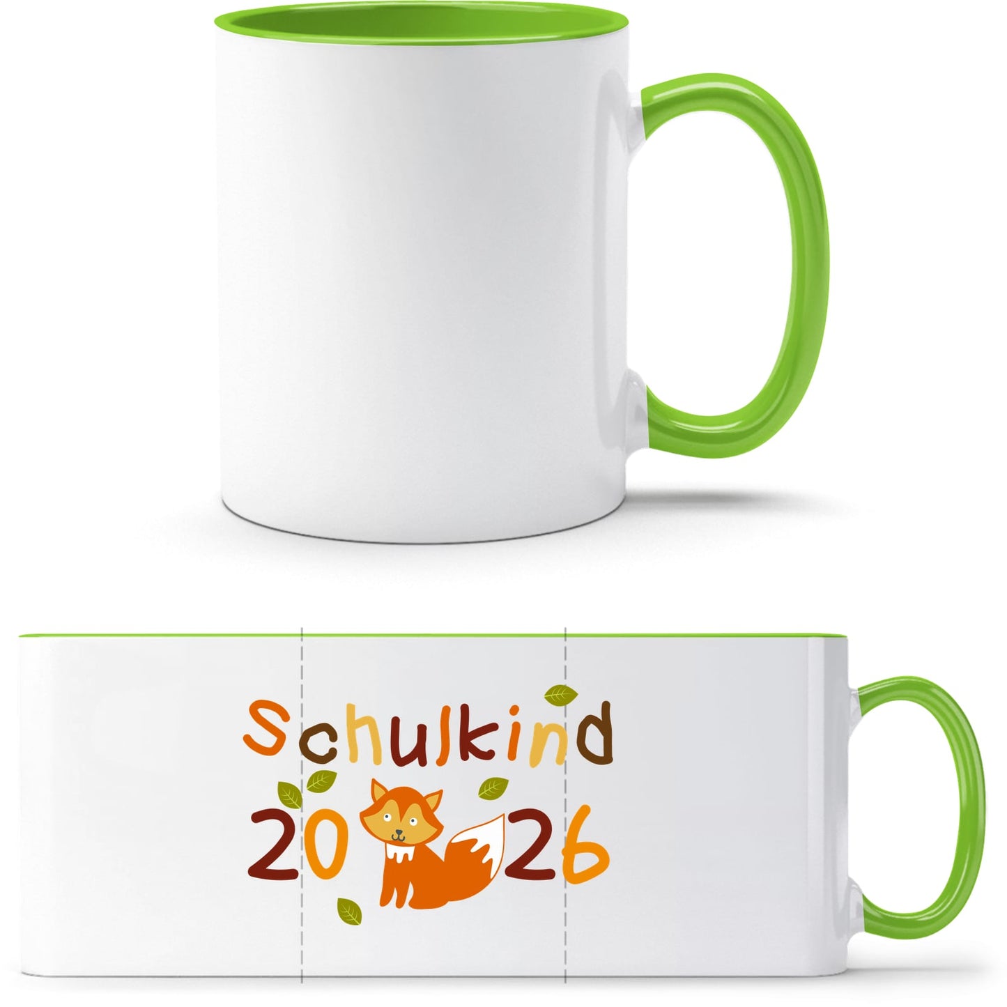 Tasse Einschulung Fuchs – Schulkind 2026 Geschenk