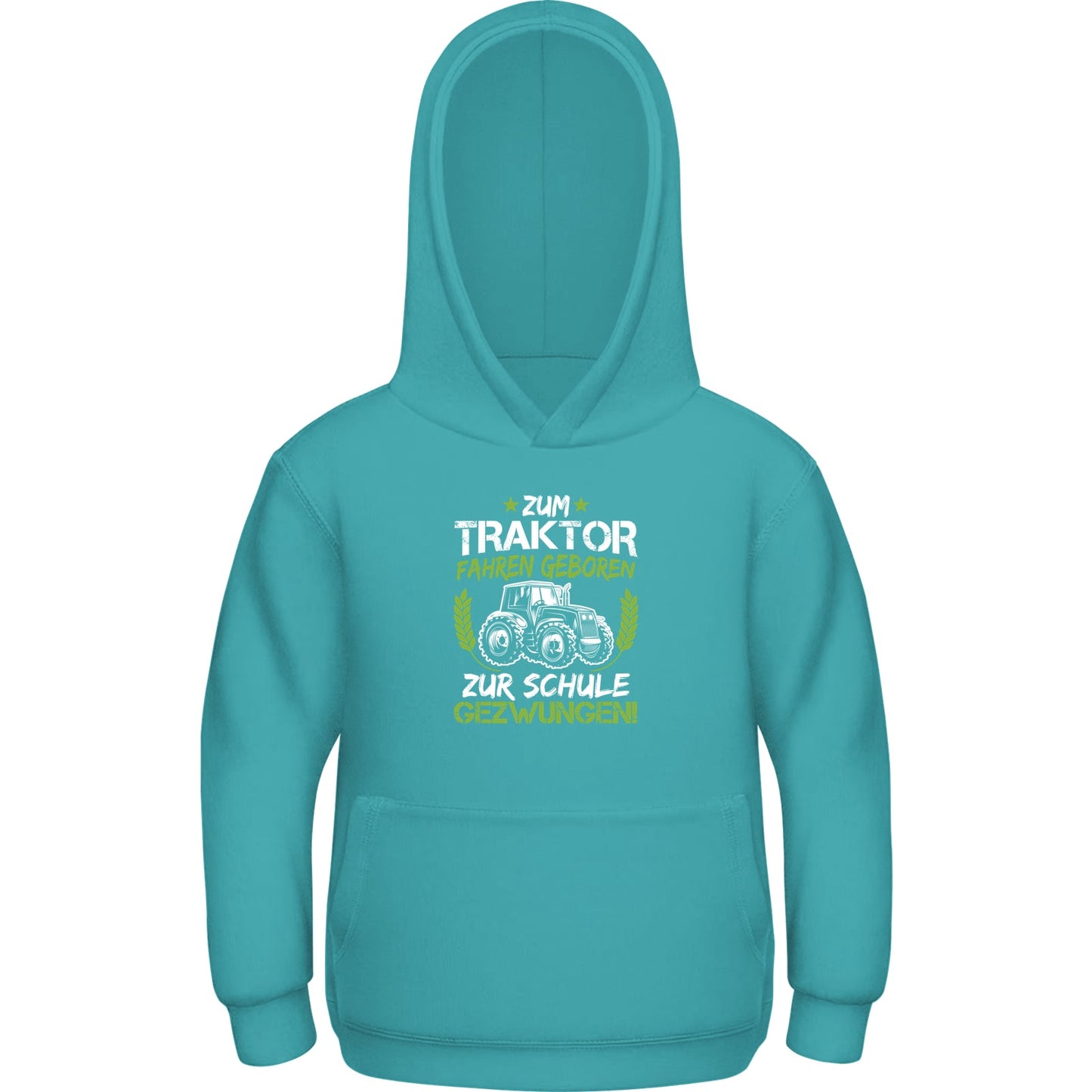 Kinder Hoodie Einschulung Traktor – Zum Traktor fahren geboren