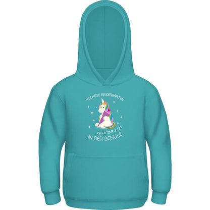 Kinder Hoodie Einschulung Einhorn – Tschüss Kindergarten