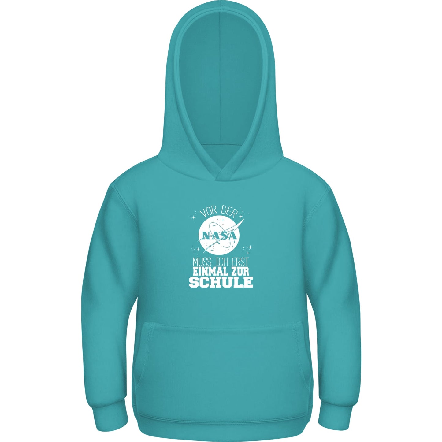 Kinder Hoodie Einschulung NASA Weltraum – Vor der NASA erst zur Schule