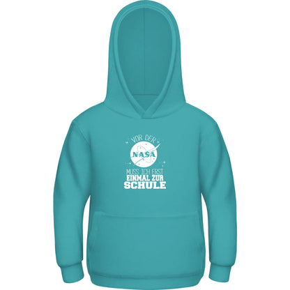 Kinder Hoodie Einschulung NASA Weltraum – Vor der NASA erst zur Schule